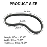 JDMSPEED Drive Belt M174096 M158189 for John Deere XUV Gator 825i 855D 825M 825E 855M