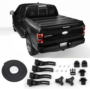 JDMSPEED 8FT Bed Hard Solid 3-fold Tonneau Cover FOR 1999-2014 Silverado sierra