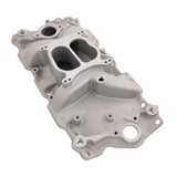 JDMSPEED Dual Plane Front Intake Manifold Fit for Small Block Chevy SBC 262-400 1955-86
