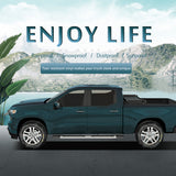 JDMSPEED 4.6FT Bed 3-Fold Tonneau Cove Soft Tri Fold 4'6" Bed For Ford Maverick 4WD 2022