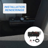 JDMSPEEDNEW AIR HORN AIR COMPRESSOR 12V TRUCK PICKUP ON BOARD W/ 3 LITER TANK 150PSI DC