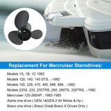 JDMSPEED Fit Mercury Mercruiser 14-1/4x21 RH 14.25" x 21" Aluminum Propeller 48-832832A45
