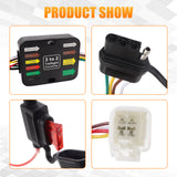 JDMSPEED 4-Way Flat Trailer Light Wiring Tow Harness For Toyota RAV4 Custom 2019-2024