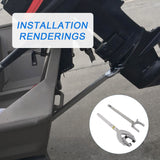 JDMSPEED For 400-RB Adjustable 27-36" Transom Saver Composite Head Holds Engine