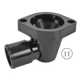 JDMSPEED Black Water Neck 90 1.5" Billet Swivel Thermostat Housings Fits For GM LS Engine