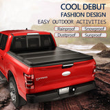 JDMSPEED 5.7ft Lock Hard Tri-Fold Tonneau Cover For 2009-2024 Ram 1500 2500 3500 5.7ft