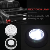 JDMSPEED 8FT Long Bed Lock Hard 3-fold Tonneau Cover For 2015-2019 FORD F-150