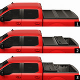 JDMSPEED 5.7ft Lock Hard Tri-Fold Tonneau Cover For 2009-2024 Ram 1500 2500 3500 5.7ft