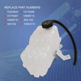 JDMSPEED New Radiator Coolant Overflow Tank For Chevy GMC Hummer H2 Pickup Truck