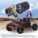 JDMSPEED Air Filter Adapter Jet Stage 1 Kit For Predator 420cc 389cc 15HP Go Kart