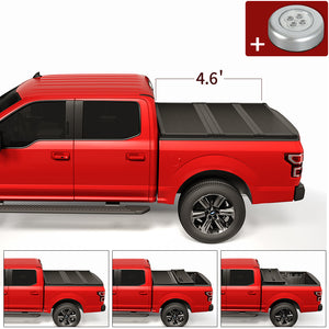 JDMSPEED Hard Tri-Fold Tonneau Cover 2022 2023 Ford Maverick 4.6FT