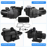 JDMSPEED Swimming Pool Pump Motor & Seal Kit UST1102 Fits Hayward Super Pump Max-Flo II