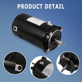 JDMSPEED Swimming Pool Pump Motor & Seal Kit UST1102 Fits Hayward Super Pump Max-Flo II
