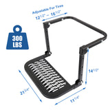 JDMSPEED Tire Step 300 lbs Max For Pickup Truck SUV Adjustable Tire Mounted Auto Step NEW