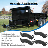 JDMSPEED Trailer Brake Rotor&Pads 070-006-01 Fits Dexter trailer axles 10k&12k k71-180-00