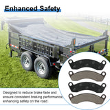 JDMSPEED Trailer Brake Rotor&Pads 070-006-01 Fits Dexter trailer axles 10k&12k k71-180-00