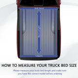 JDMSPEED Lock & Soft Roll Up Tonneau Cover For 04-14 Ford F-150 With 6.5ft / 78 inch Bed