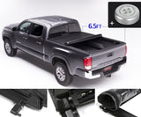 JDMSPEED Lock & Soft Roll Up Tonneau Cover For 04-14 Ford F-150 With 6.5ft / 78 inch Bed