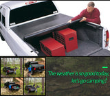 JDMSPEED Lock & Soft Roll Up Tonneau Cover For 04-14 Ford F-150 With 6.5ft / 78 inch Bed