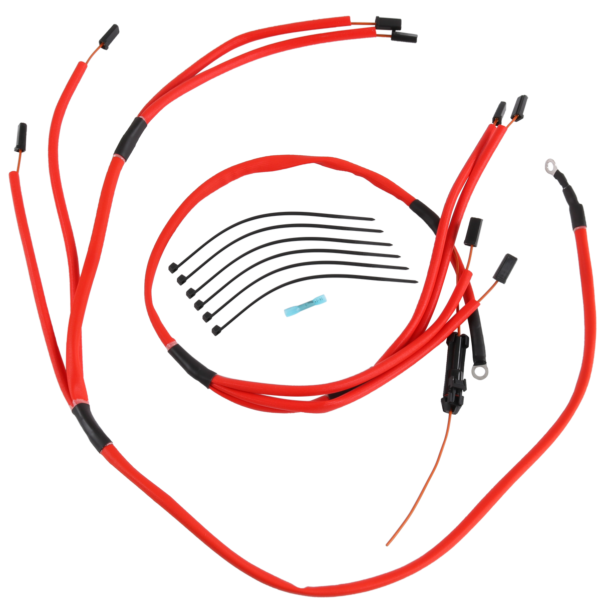 Blue 1200°F Insulated Glow Plug Harness For CHEVROLET GMC 6.5L Turbo Blue 1200°F Insulated Glow Plug Harness For CHEVROLET GMC 6.5L Turbo