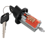 JDMSPEED Ignition Switch Lock Cylinder + 2X Door Lock Cylinder W/2 Logo Keys For Ford