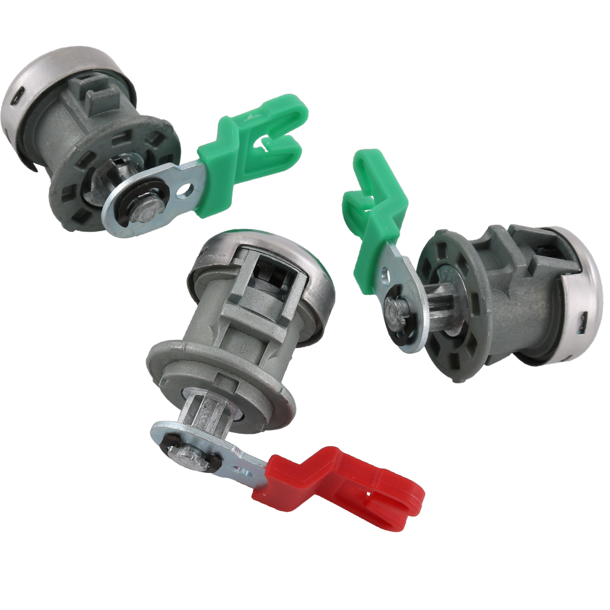 JDMSPEED For Ford Ignition Switch Lock Cylinder + (3) Door Lock Cylind