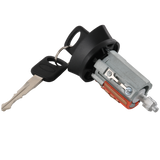 JDMSPEED For Ford Ignition Switch Lock Cylinder + (3) Door Lock Cylinder W/2 Logo Keys