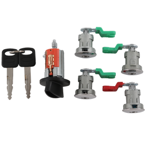 JDMSPEED Ignition Cylinder & 4 Door Lock Set For Ford Econoline Van E150 E350 E250 703369