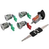 JDMSPEED Ignition Cylinder & 4 Door Lock Set For Ford Econoline Van E150 E350 E250 703369