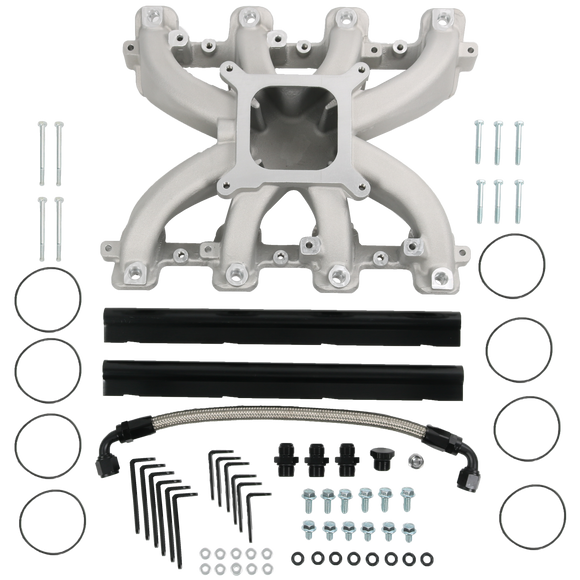 JDMSPEED EFI Intake Manifold 300-137 Fits GM Gen LS1/ LS2/ LS6 Single Plane w/ Fuel Rails
