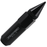 JDMSPEED 20PCS Black Cap Spiked Extended Tuner Aluminum M12X1.5 60mm Wheel Rim Lug Nuts
