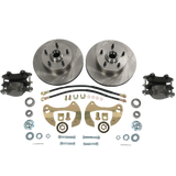 JDMSPEED Full Size 5 x 4-3/4" Impala Bel Air Car Deluxe Disc Brake Kit For Chevy 1955-64