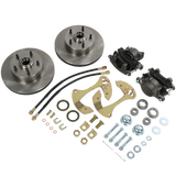 JDMSPEED Full Size 5 x 4-3/4" Impala Bel Air Car Deluxe Disc Brake Kit For Chevy 1955-64