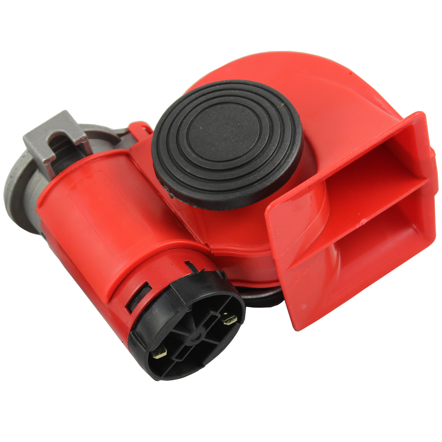 JDMSPEED New Nautilus Super Loud 12v Red Twin Auto Machine Air Horn 13 JDMSPEED Motor