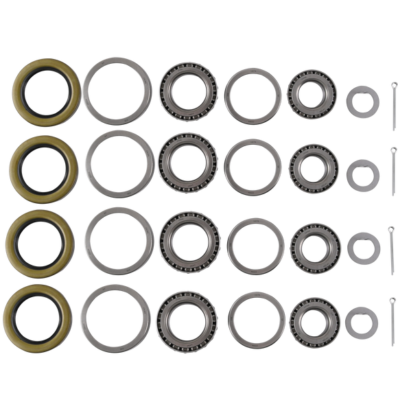 JDMSPEED Set of 4 Trailer Hub Wheel Precision bearing Kit 25580 14125A for 5200-7000 Lb
