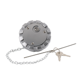 JDMSPEED For Kenworth Peterbilt 3 1/2" Course Thread 5.5 TPI Fuel Tank Locking Gas Cap