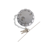 JDMSPEED For Kenworth Peterbilt 3 1/2" Course Thread 5.5 TPI Fuel Tank Locking Gas Cap