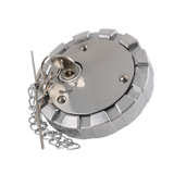 JDMSPEED For Kenworth Peterbilt 3 1/2" Course Thread 5.5 TPI Fuel Tank Locking Gas Cap