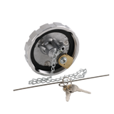 JDMSPEED For Kenworth Peterbilt 3 1/2" Course Thread 5.5 TPI Fuel Tank Locking Gas Cap