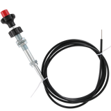 JDMSPEED For 55204 Control Cables With 2 In. Black Knob, 10 Ft. Length