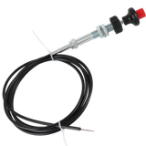 JDMSPEED For 55204 Control Cables With 2 In. Black Knob, 10 Ft. Length