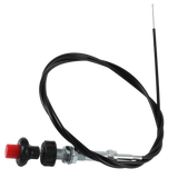 JDMSPEED For 55204 Control Cables With 2 In. Black Knob, 10 Ft. Length