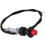 JDMSPEED For 55204 Control Cables With 2 In. Black Knob, 10 Ft. Length