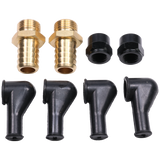 JDMSPEED 2x 300LPH External Fuel Pump 044 w/ Double Hole Fuel Pump Bracket 0580254044