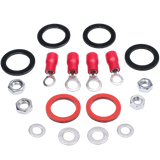 JDMSPEED 2x 300LPH External Fuel Pump 044 w/ Double Hole Fuel Pump Bracket 0580254044