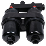 JDMSPEED 2x 300LPH External Fuel Pump 044 w/ Double Hole Fuel Pump Bracket 0580254044