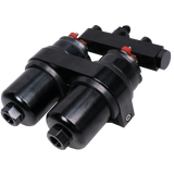 JDMSPEED 2x 300LPH External Fuel Pump 044 w/ Double Hole Fuel Pump Bracket 0580254044