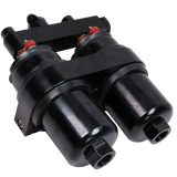 JDMSPEED 2x 300LPH External Fuel Pump 044 w/ Double Hole Fuel Pump Bracket 0580254044