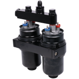 JDMSPEED 2x 300LPH External Fuel Pump 044 w/ Double Hole Fuel Pump Bracket 0580254044