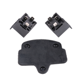 JDMSPEED 12V Black Loud Dual Trumpet Train Air Horn System Kit Car/Truck/Boat/Van